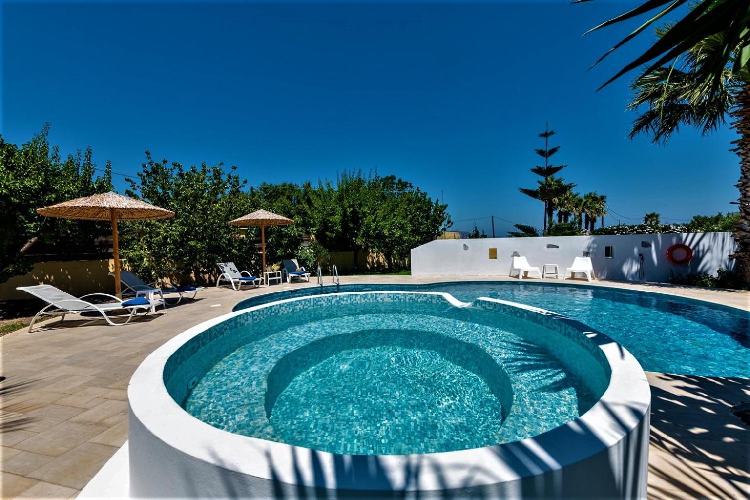 Xenos Villa 2 With A Private Pool,Near The Sea Tigaki Zewnętrze zdjęcie
